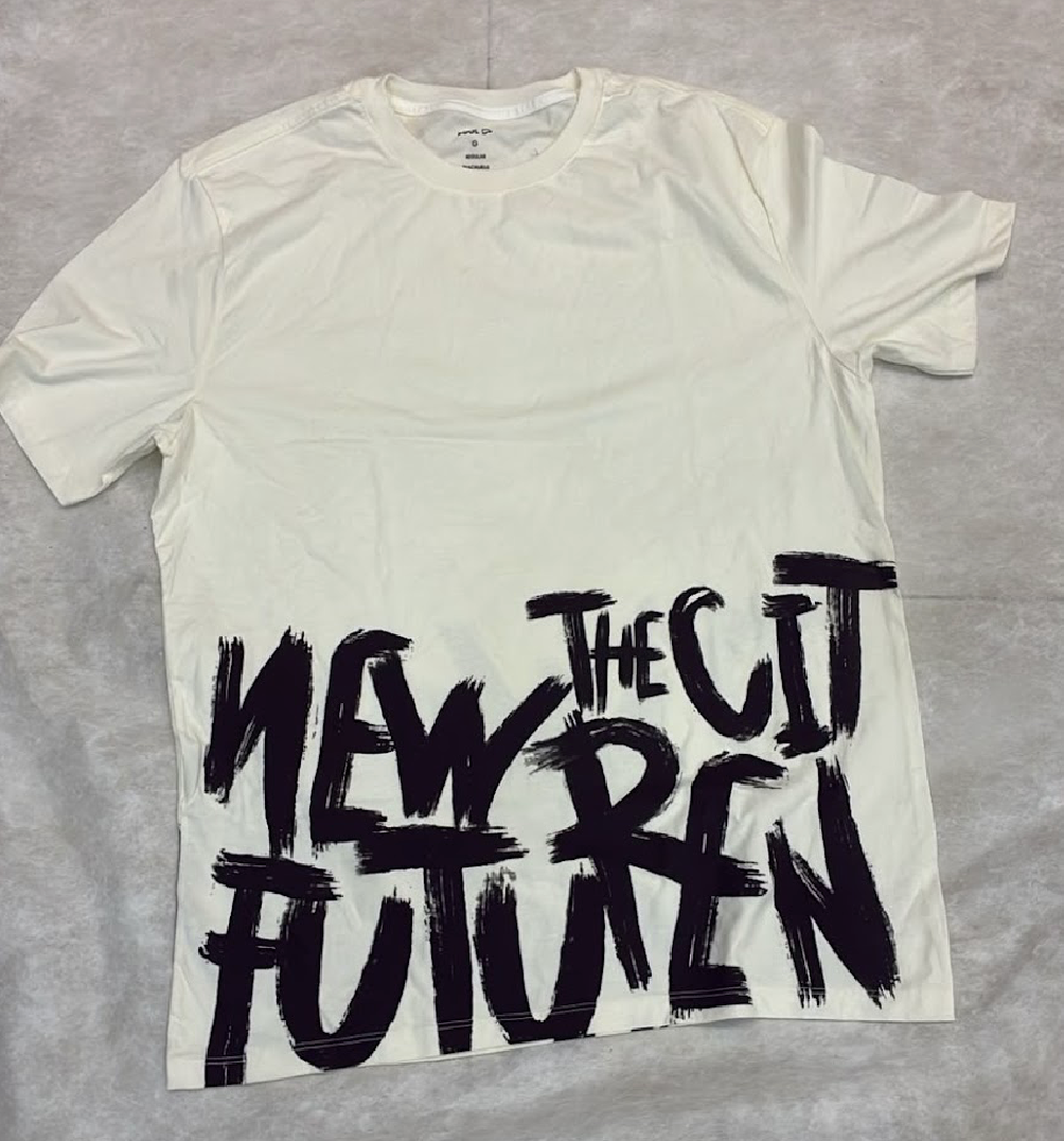 Camisa masculina estampa texto