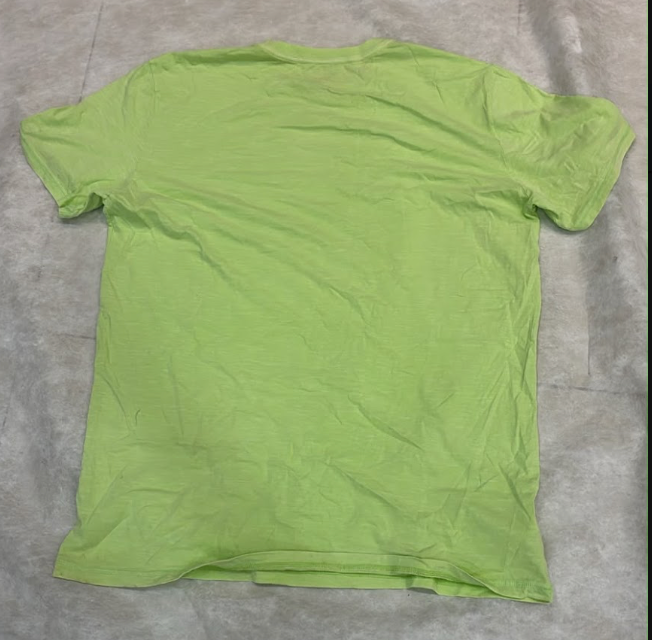 Camiseta básica masculina verde limão
