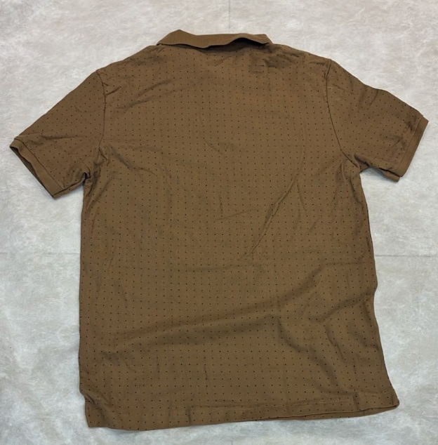 Camisa polo masculina marrom