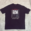 Camisa masculina preta estampada